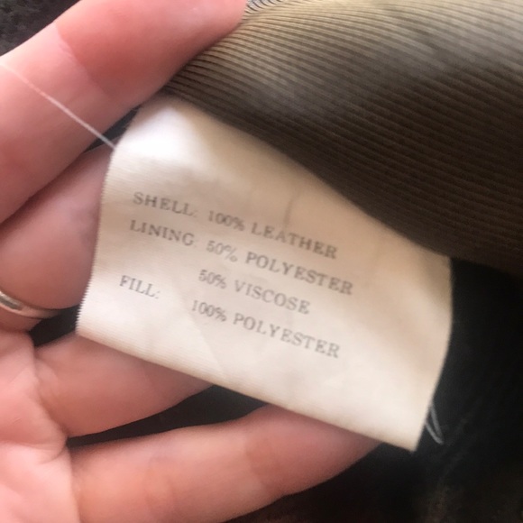 Vintage 80s Oversized Leather Jacket - Picture 8 of 8